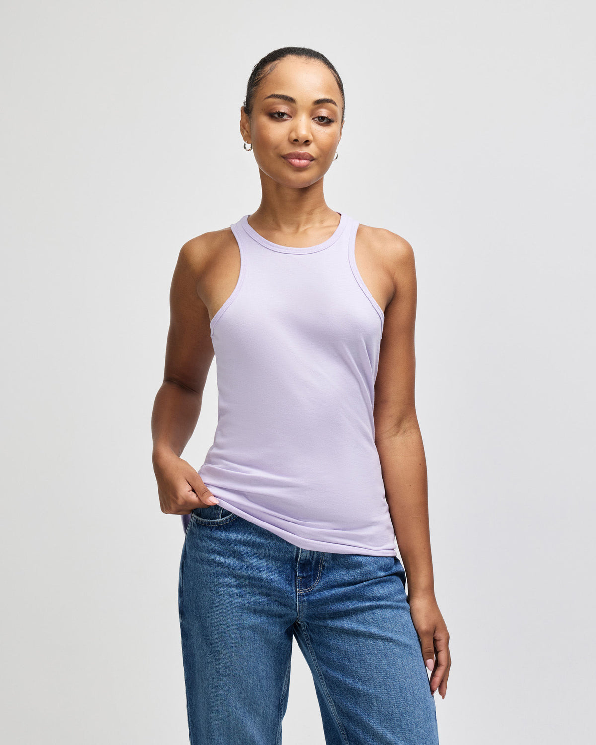 101CVC American Apparel CVC Womens Racerneck Tank