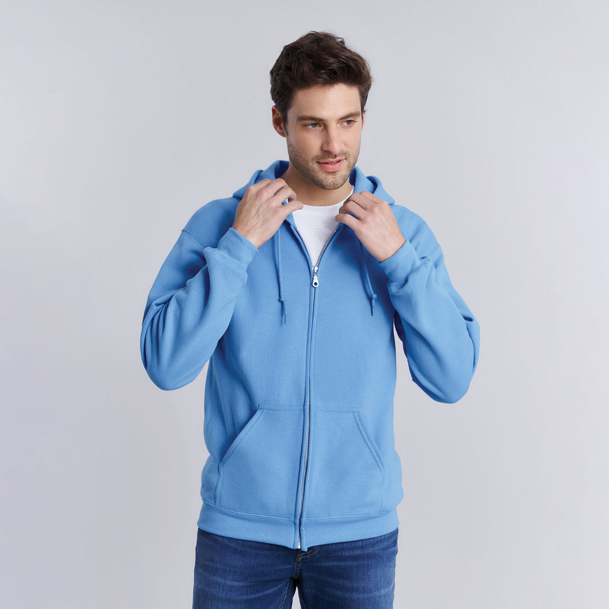 18600 Gildan Heavy Blend Adult Full Zip Hooded Sweatshirt
