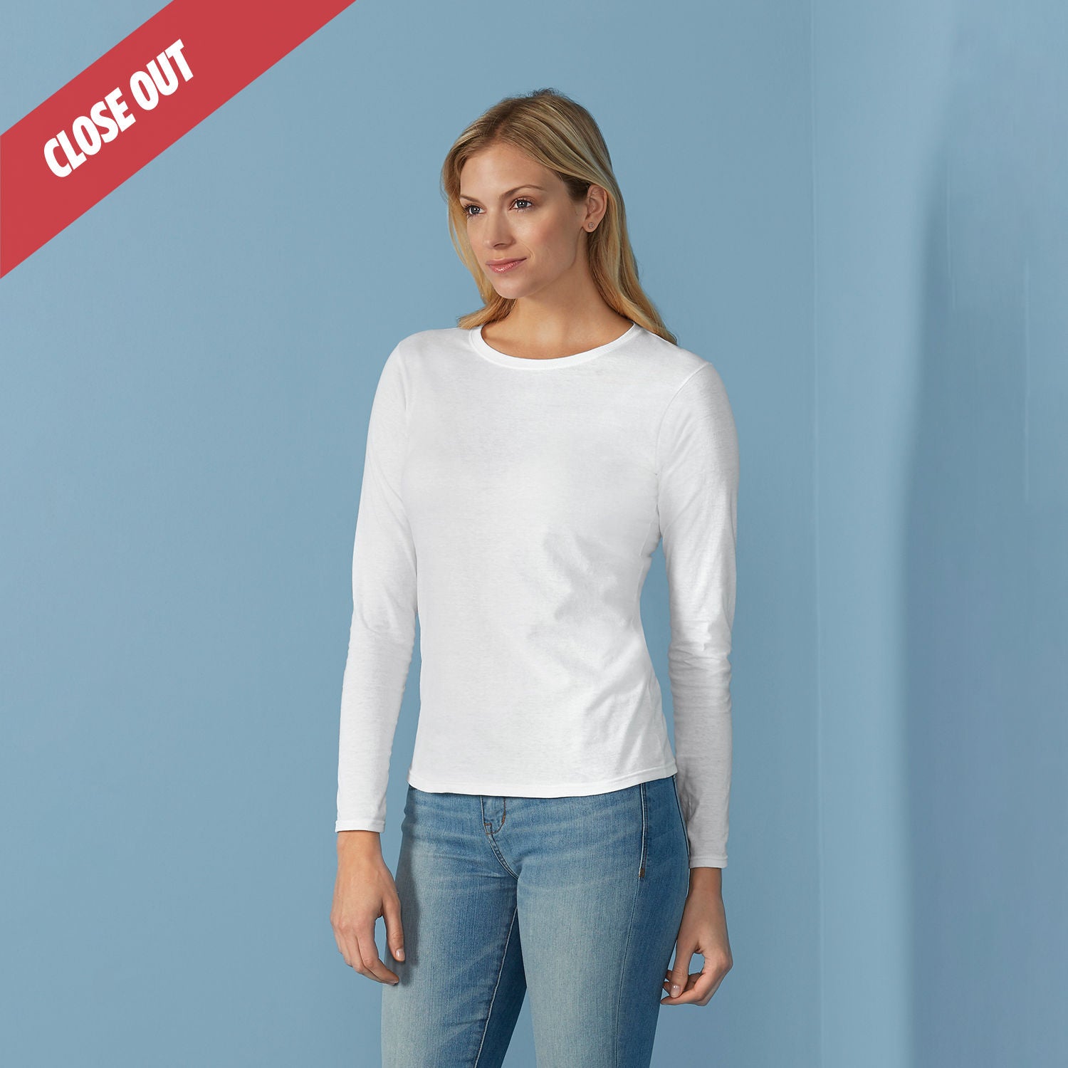 64400L Gildan Softstyle Ladies Long Sleeve T-Shirt