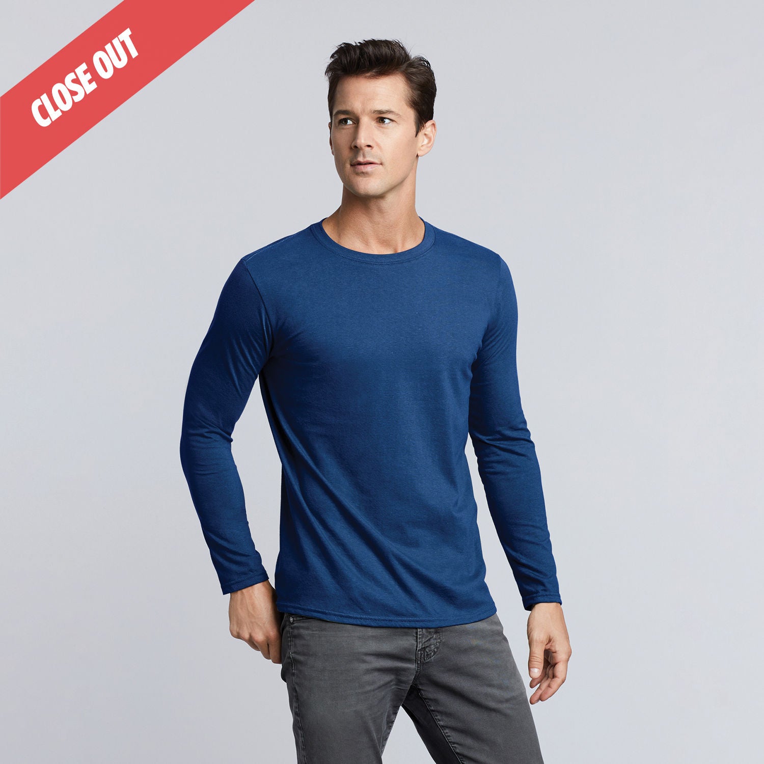 64400 Gildan Softstyle Adult Long Sleeve T-Shirt- Clearance