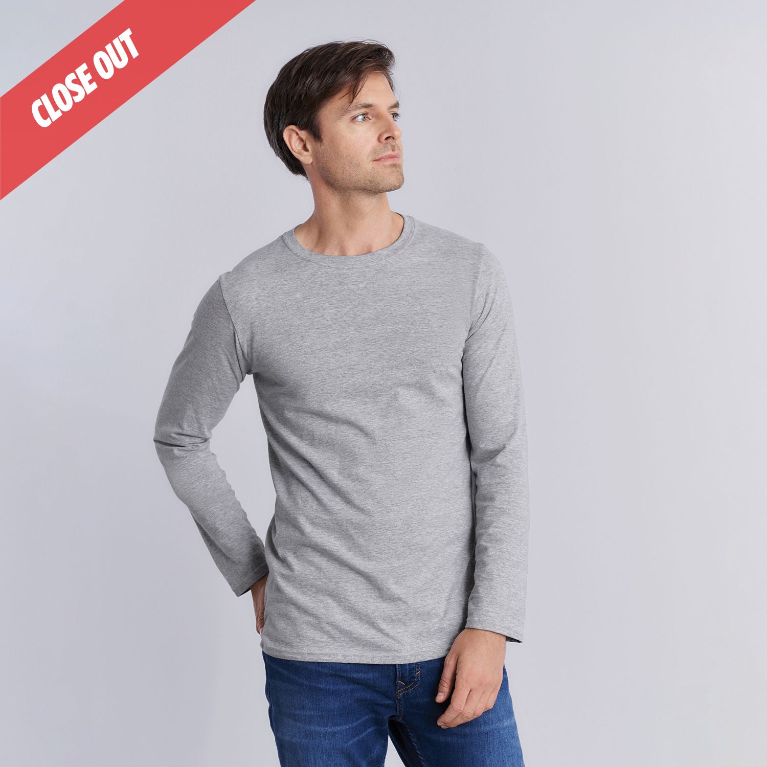 64400 Gildan Softstyle Adult Long Sleeve T-Shirt- Clearance