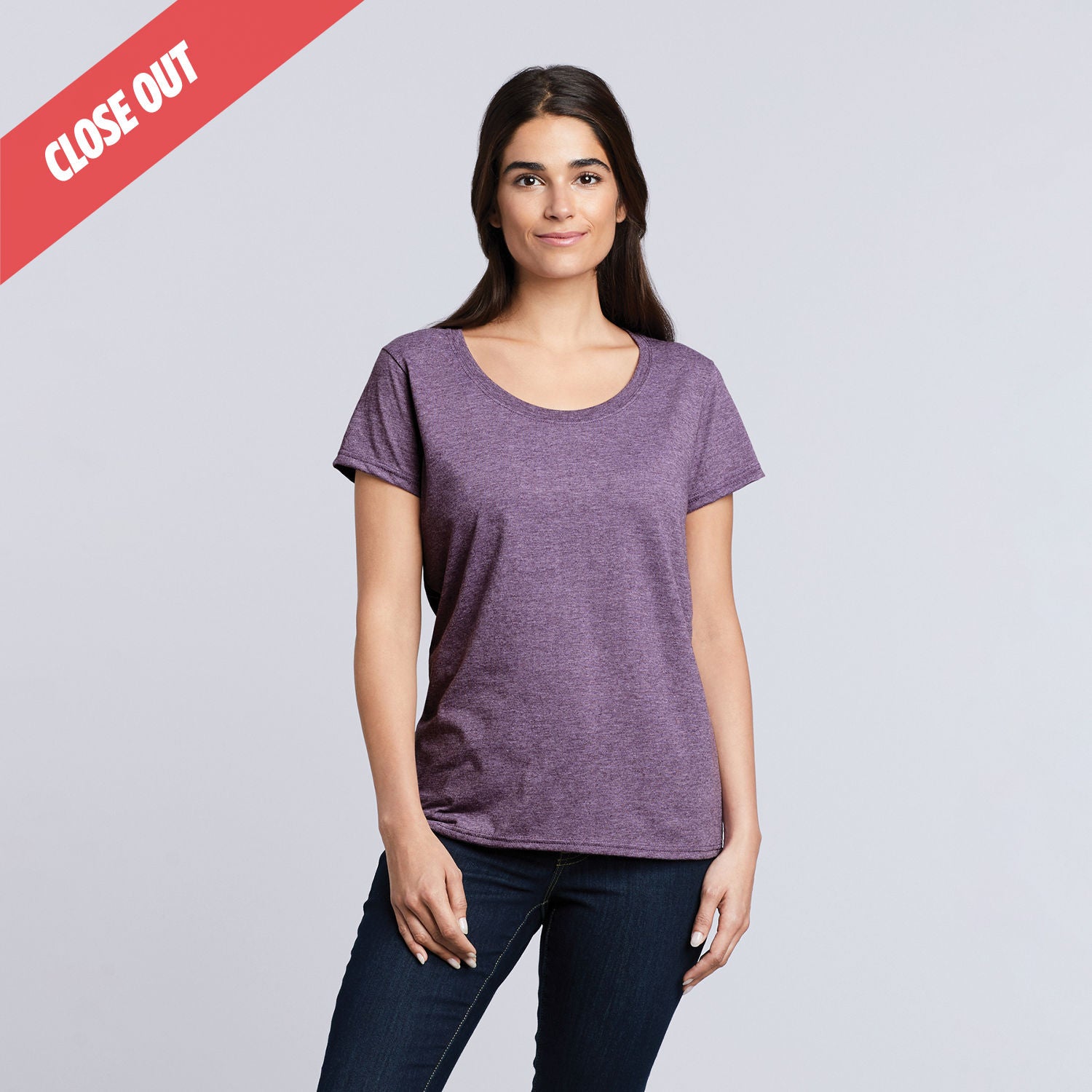 64550L Gildan Softstyle Ladies Deep Scoop T-Shirt