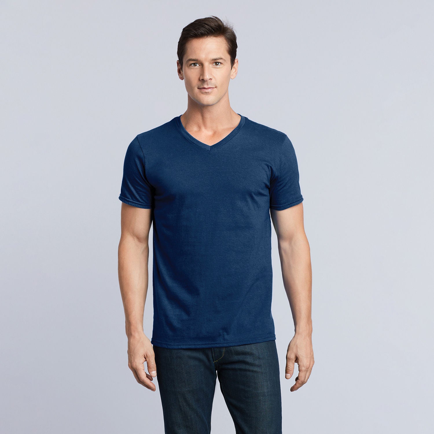 T-shirt da uomo Stanley/Stella con scollo a V - Stampa con