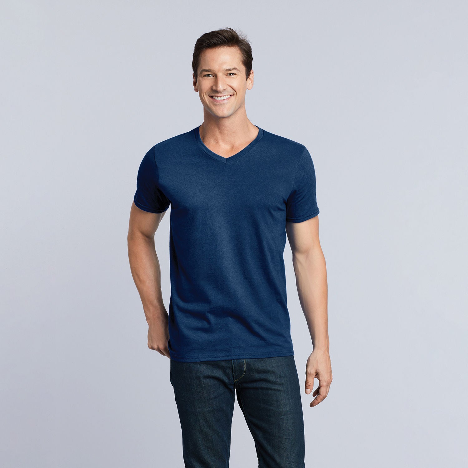 64V00 Gildan Softstyle Adult V-Neck T-Shirt