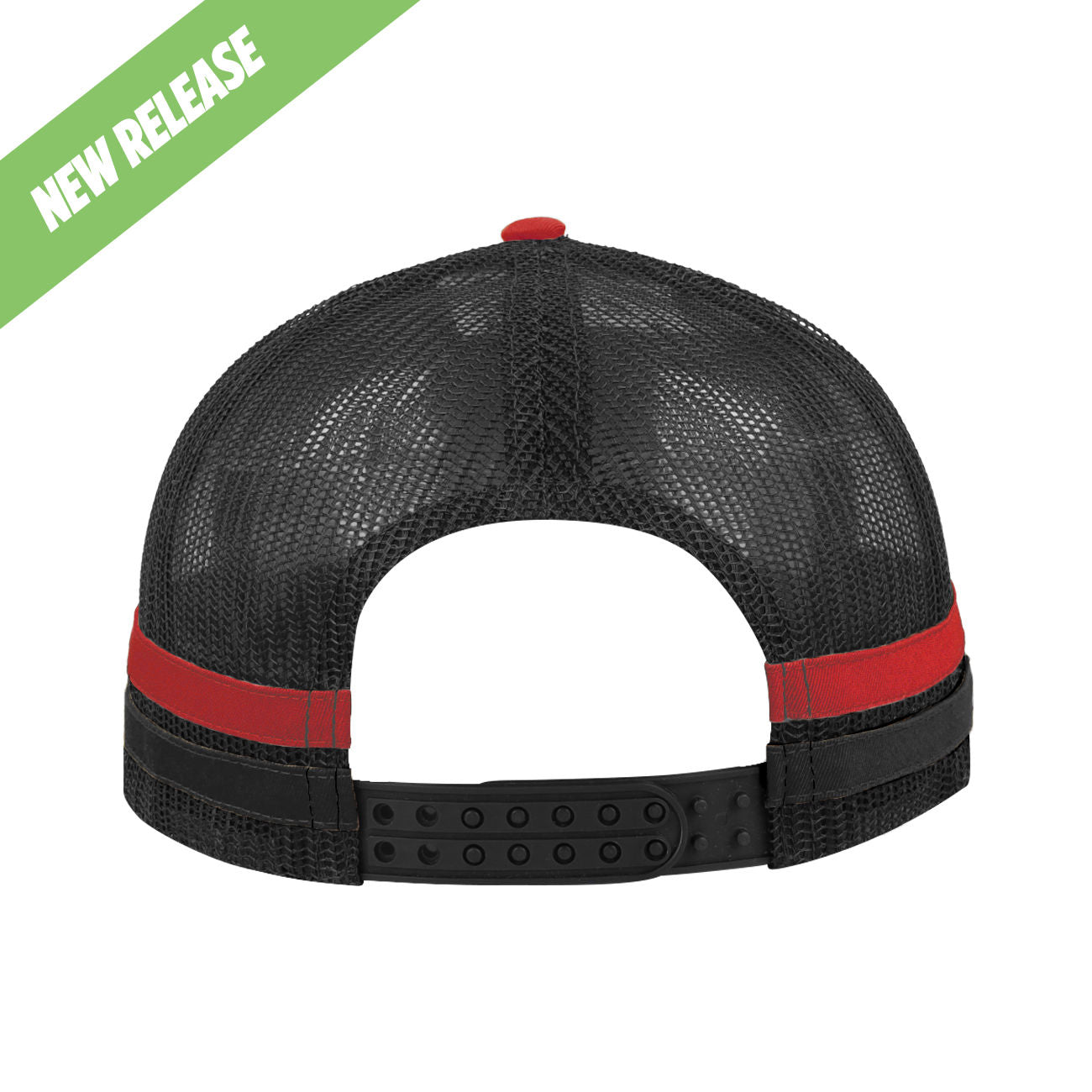 #colour_Red / Black Mesh / Red + Black Stripes