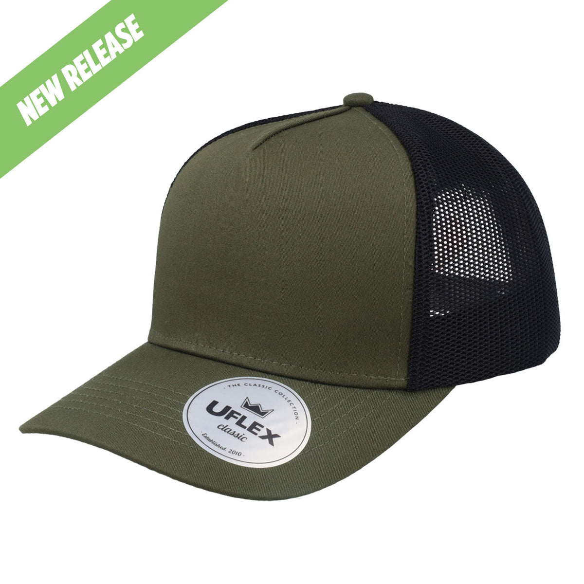 #colour_Olive / Black Mesh