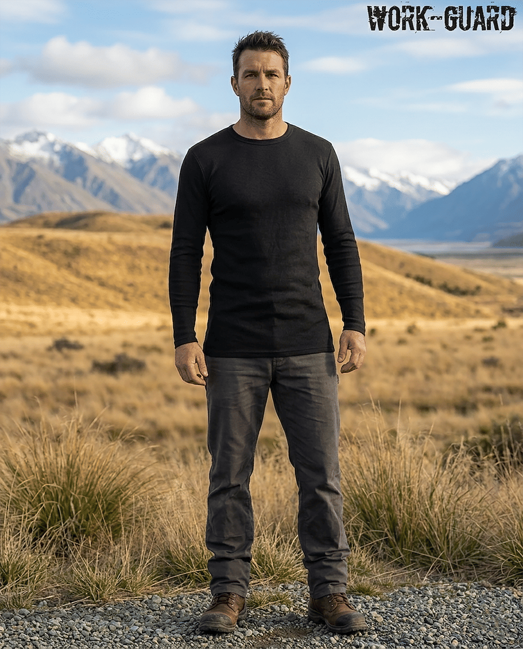 R454X Work-Guard Adult Longsleeve Round Neck Thermal