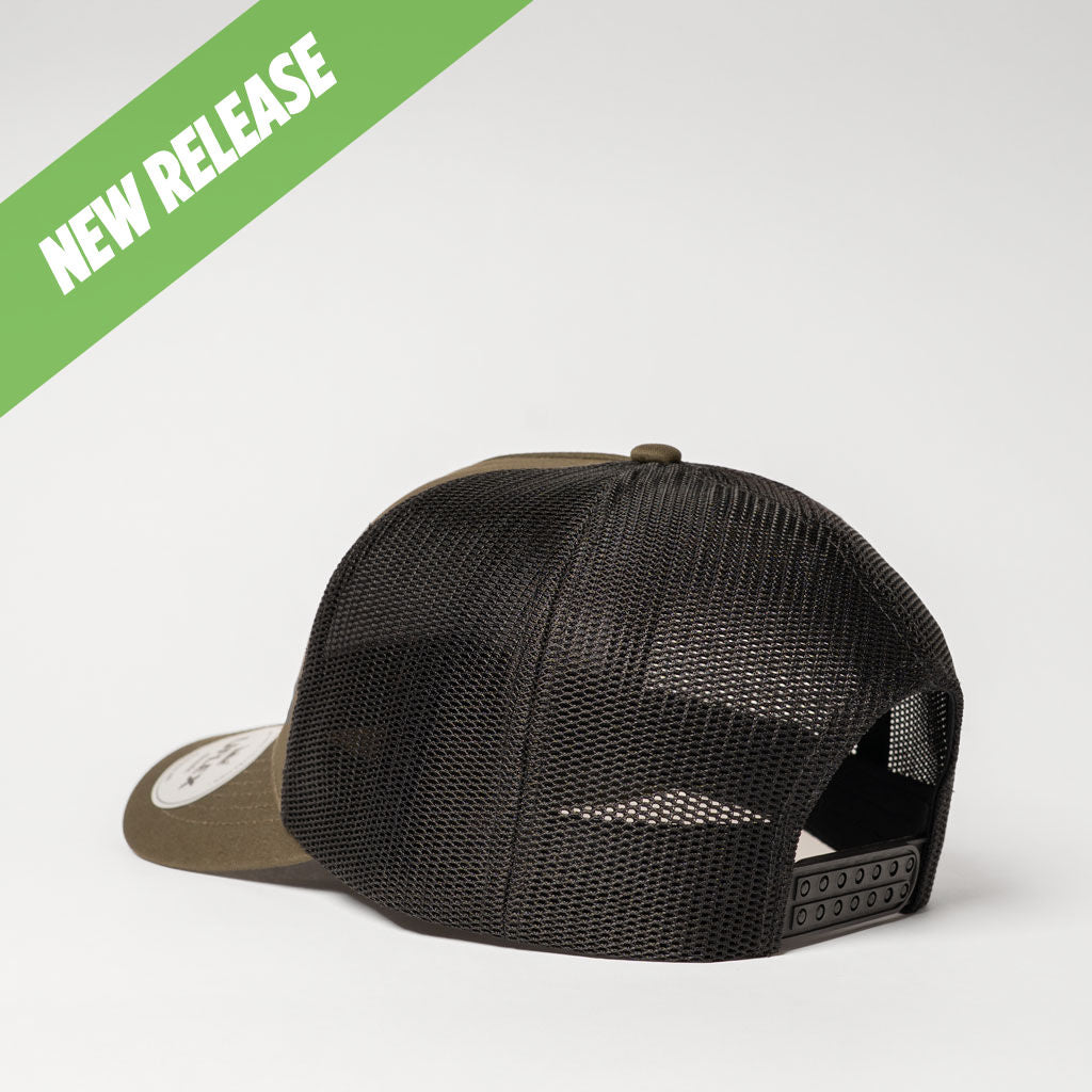 #colour_Olive / Black Mesh