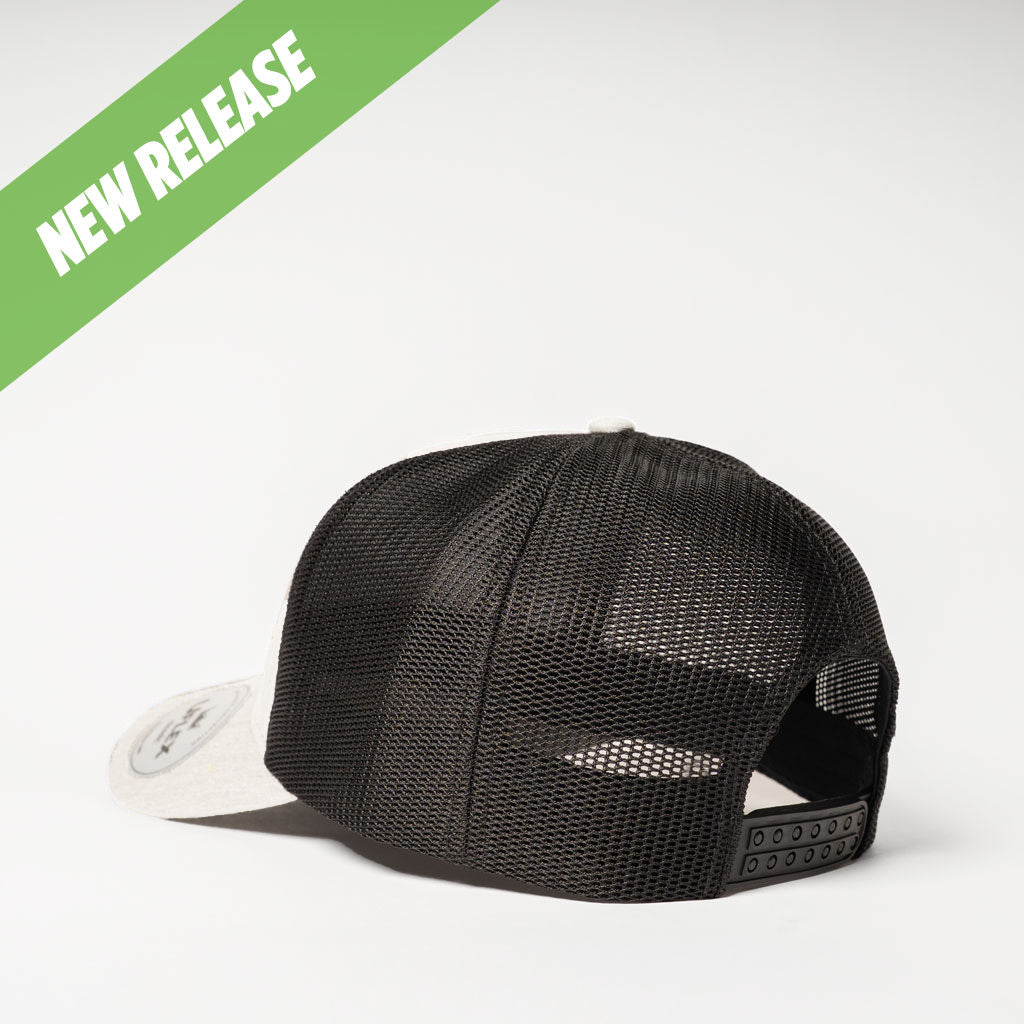 #colour_White / Black Mesh