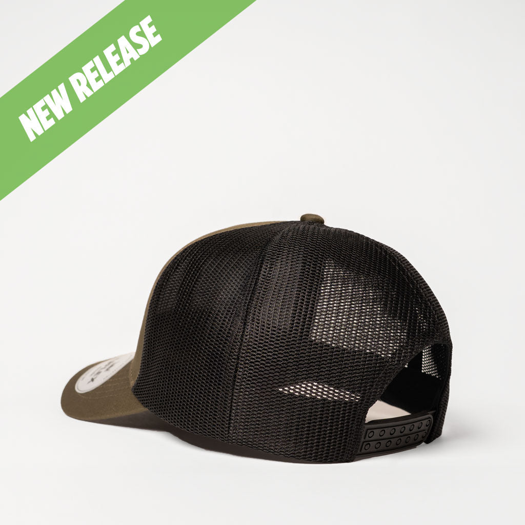 #colour_Olive / Black Mesh