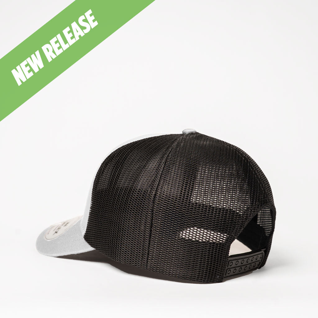 #colour_White / Black Mesh