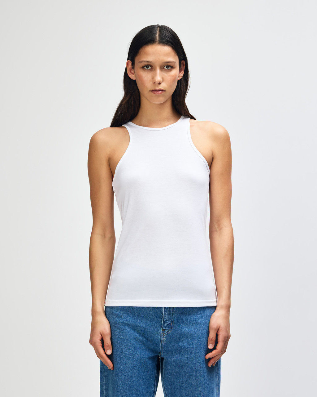 101CVC American Apparel CVC Womens Racerneck Tank