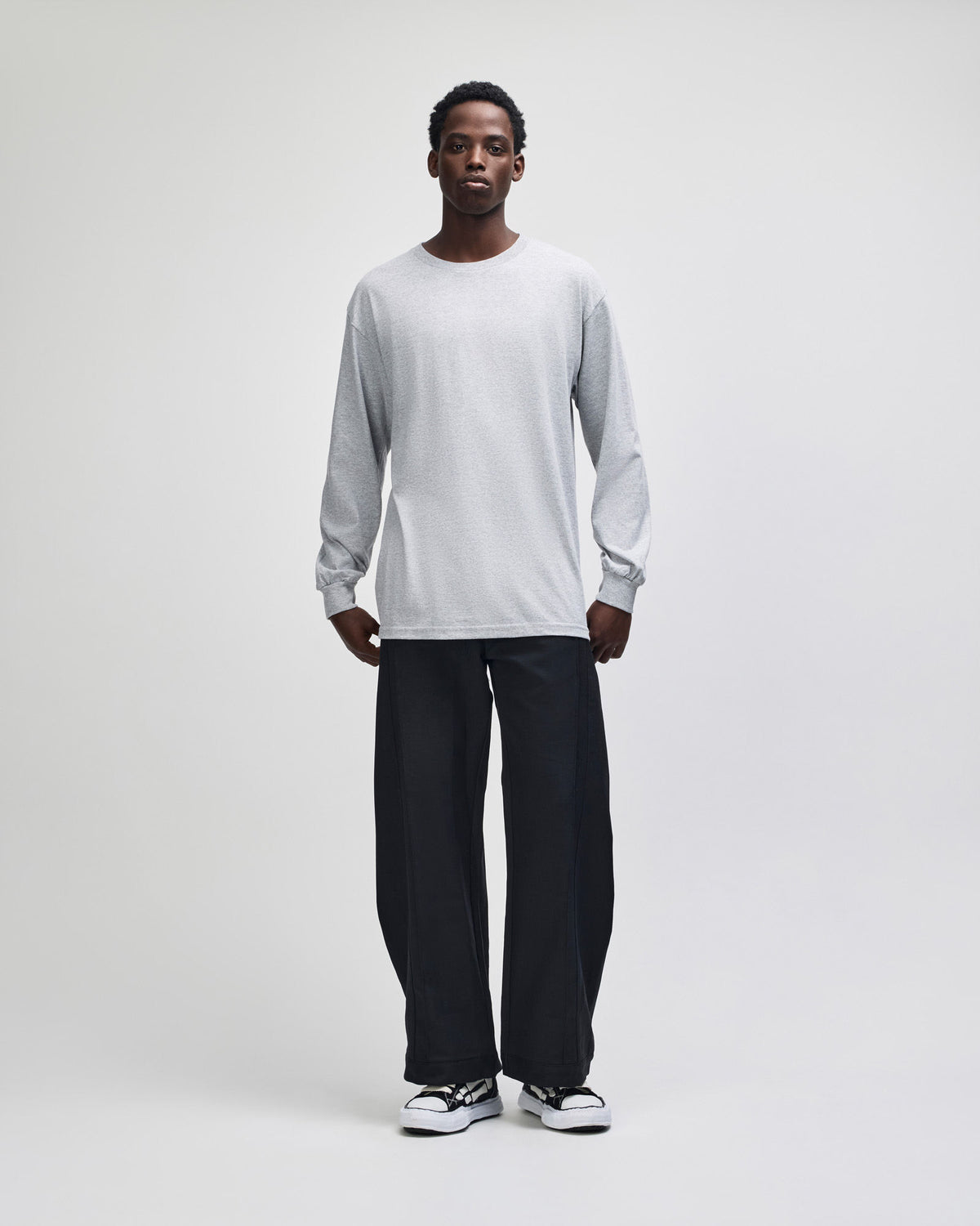 1304 American Apparel Heavyweight Cotton Unisex Long Sleeve T-Shirt