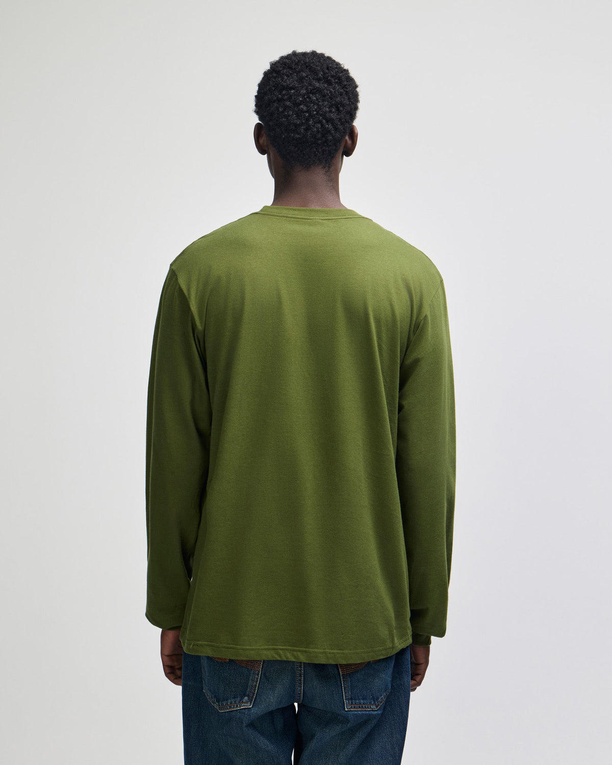 2007W American Apparel Cotton Long Sleeve Fine Jersey T-shirt