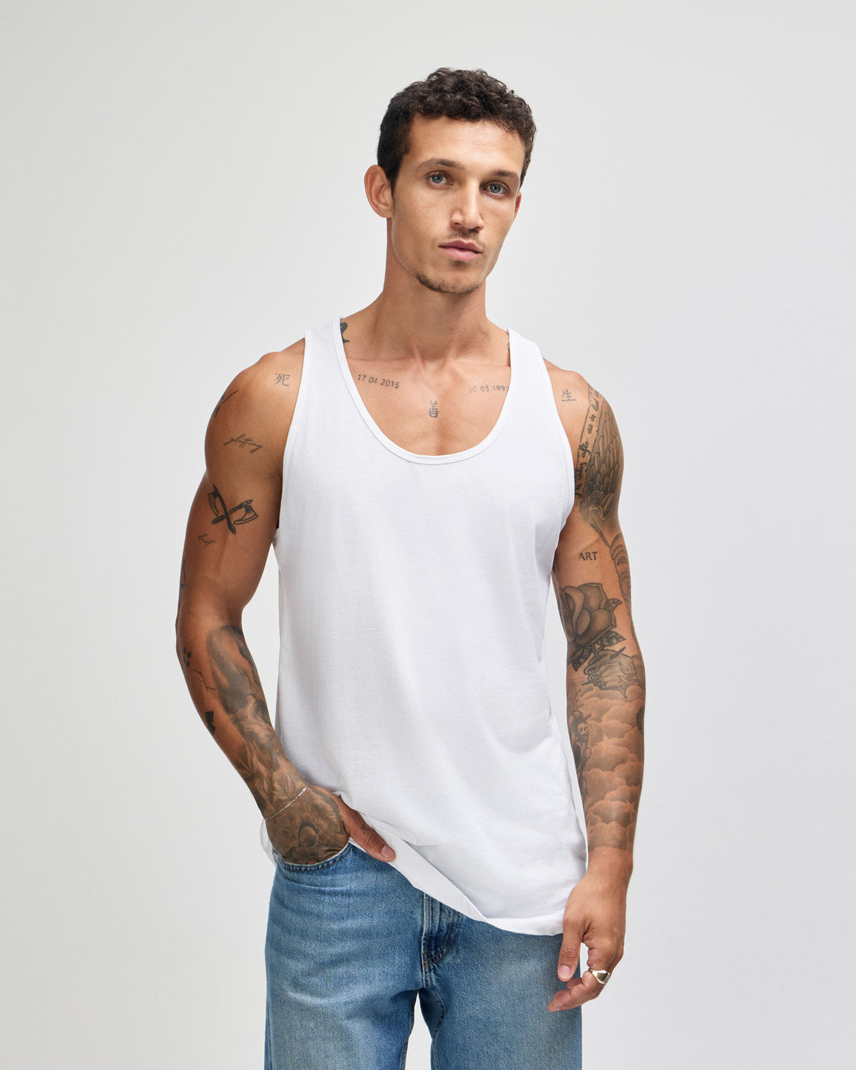 2408 American Apparel Unisex Fine Jersey Tank