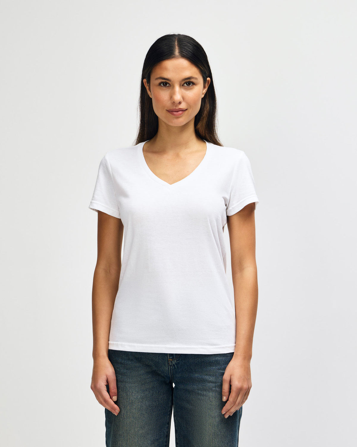 64V00L Gildan Softstyle Ladies' V-Neck T-Shirt