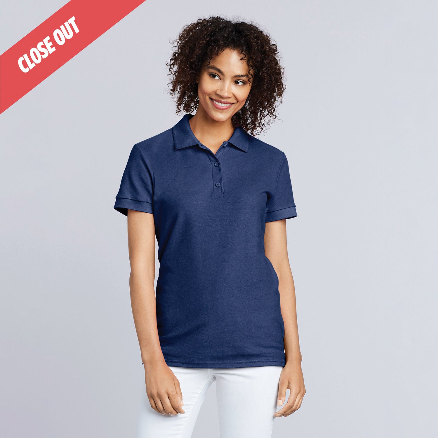 82800L Gildan DryBlend Ladies Double Pique Sport Shirt
