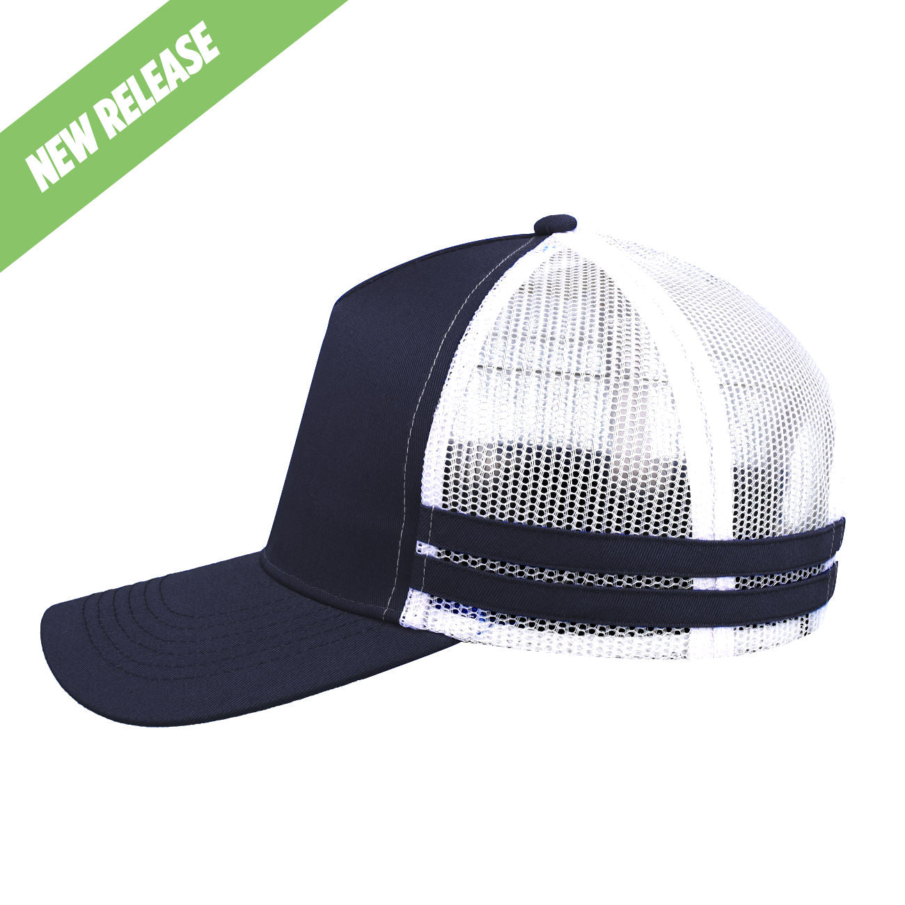 #colour_Navy / White Mesh / Navy Stripes