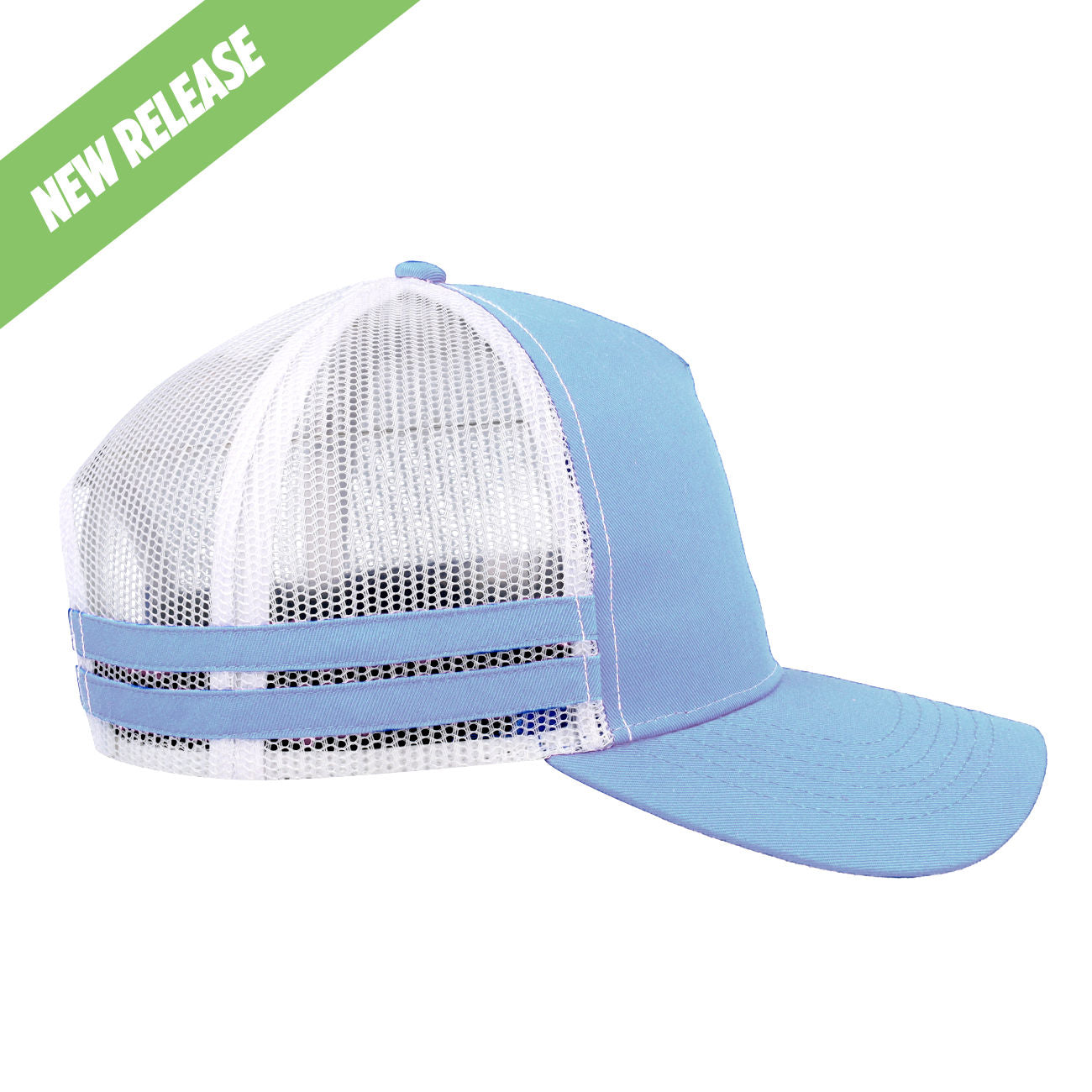 #colour_Sky / White Mesh / Sky Stripes
