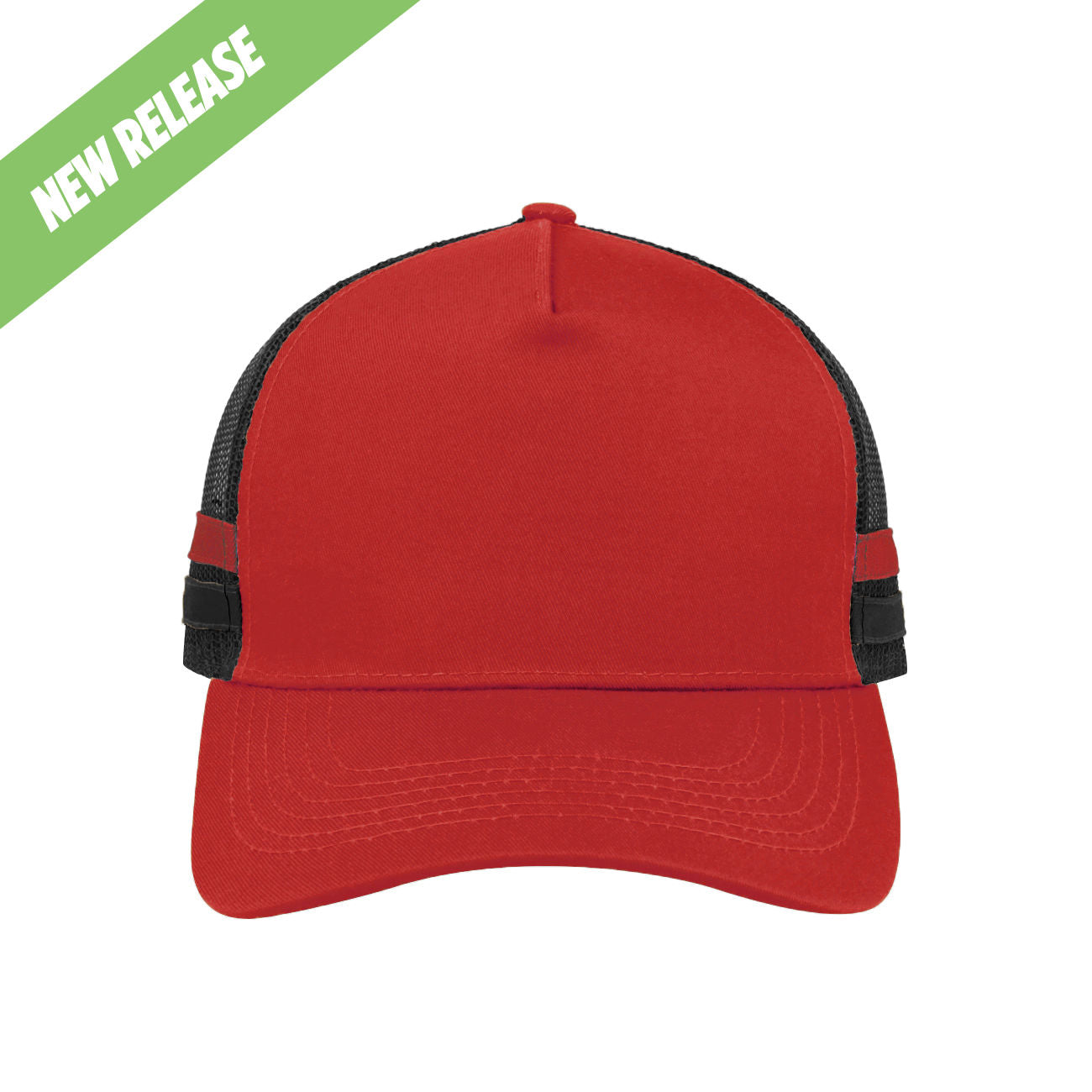 #colour_Red / Black Mesh / Red + Black Stripe