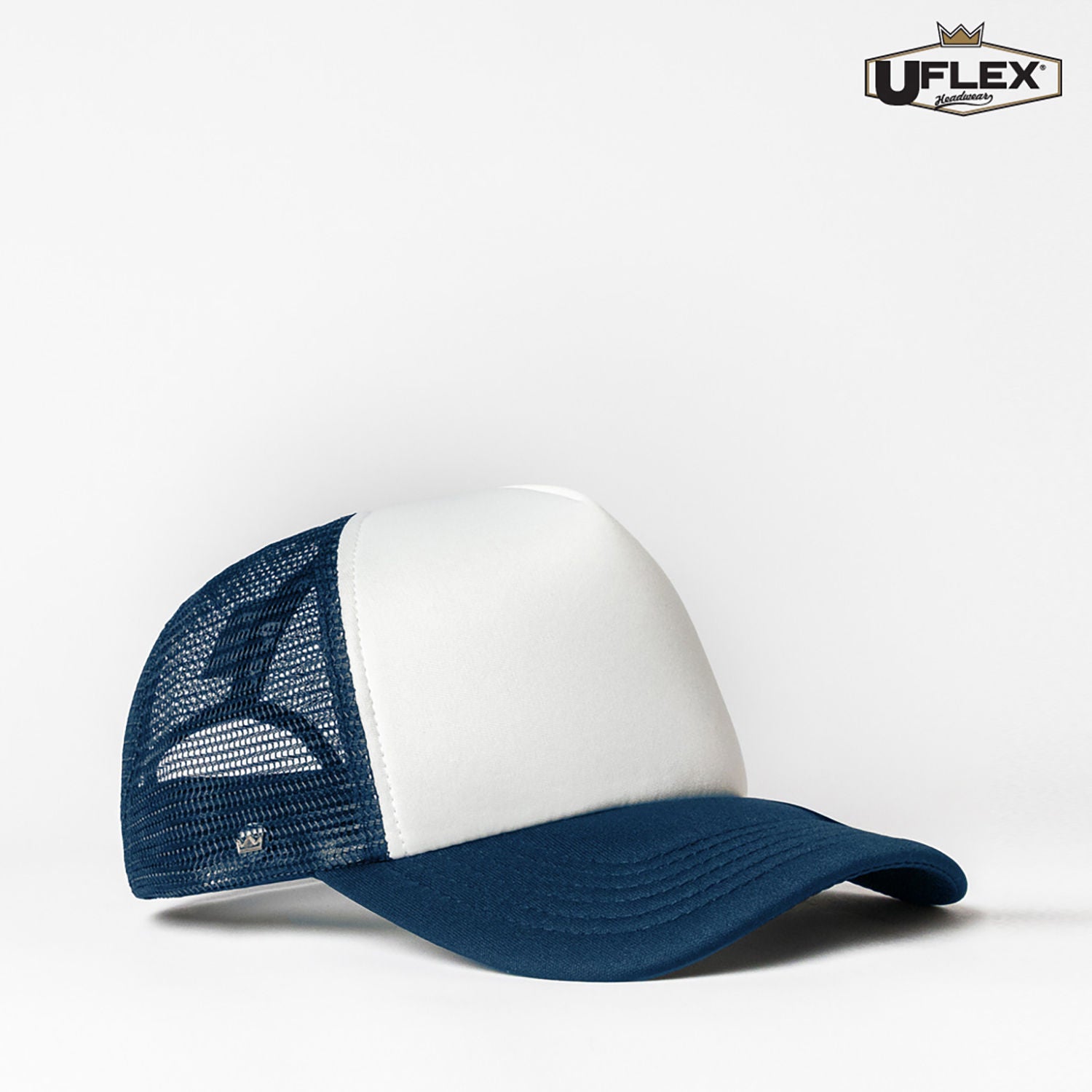 #colour_White/Navy Mesh