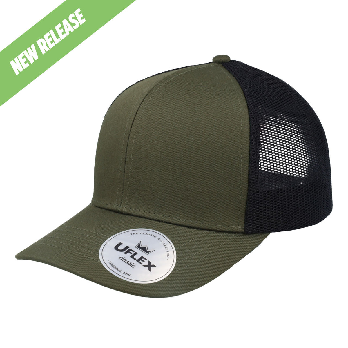 #colour_Olive / Black Mesh