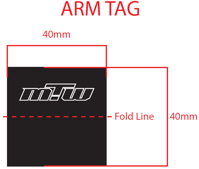 "MTW" Arm Tag Label