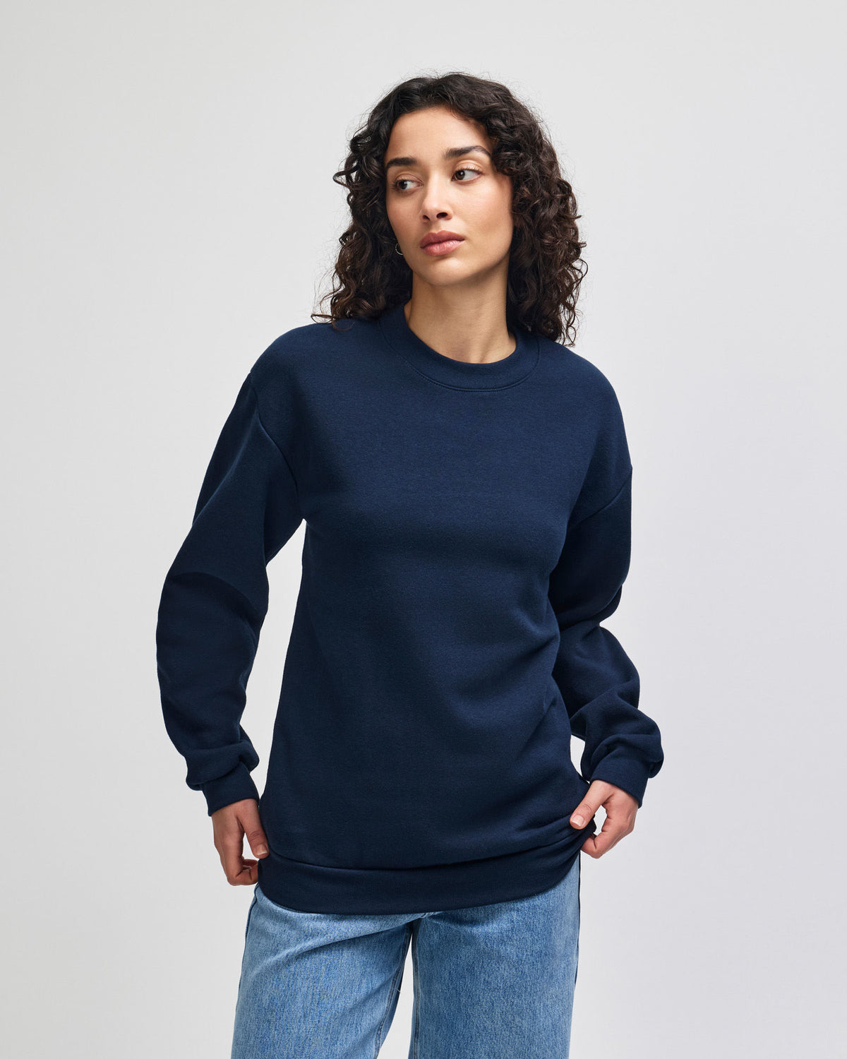 RF496 American Apparel Reflex Fleece Unisex Crewneck Sweatshirt