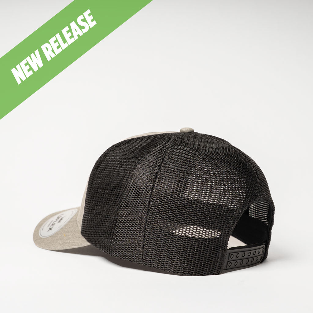 #colour_Grey Melange / Black Mesh